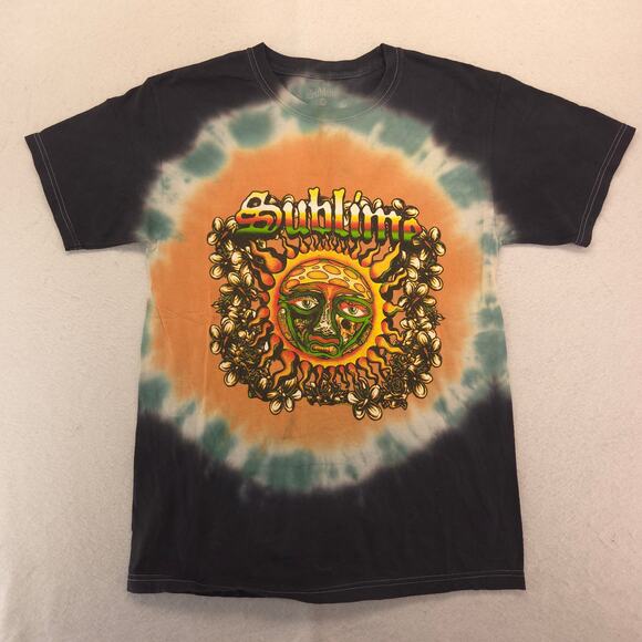 Sublime Band Short Sleeve Crew Neck Graphic T Shirt Mens Size Medium M Black - Picture 2 of 9